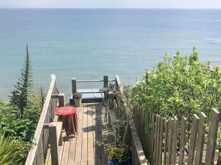 Lyme Clifftop Hideaway Lyme Regis Ngoại thất bức ảnh